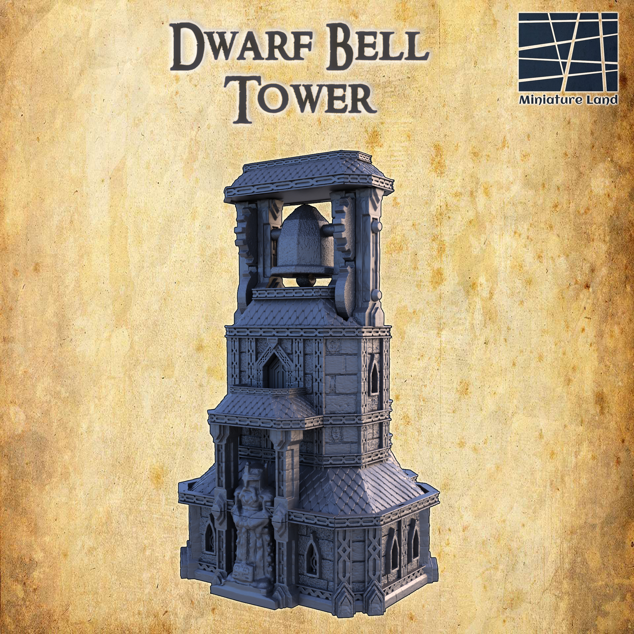 Dwarf Bell House - Tabletop Terrain - 28 MM